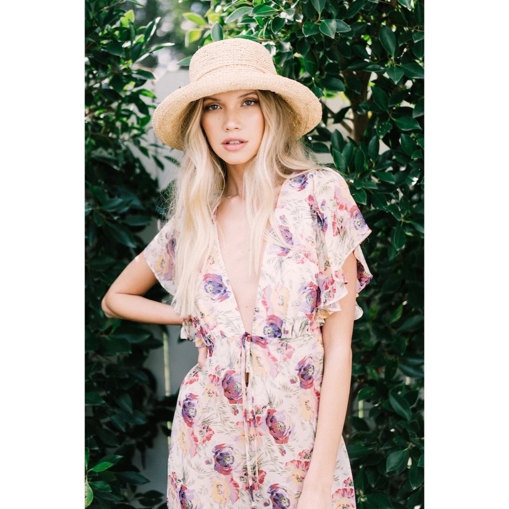 $320 STONE COLD FOX COCO JUMPSUIT FOR LOVE LEMONS DOEN CEZANE CHRISTY DAWN BOHO - Picture 5 of 10